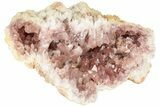 Sparkly, Pink Amethyst Geode Half - Argentina #195429-2